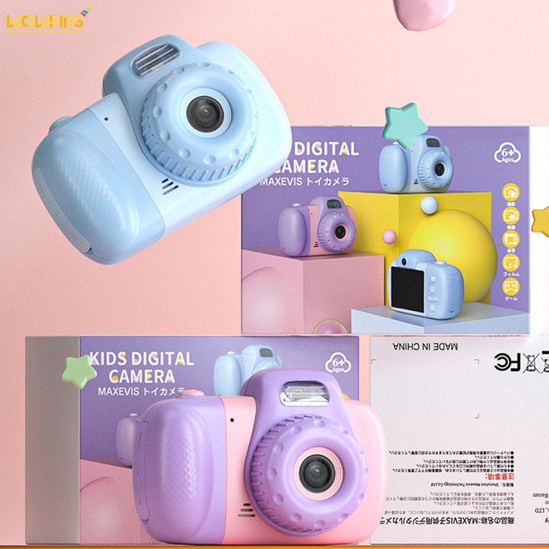 2022 Hot Sell Timer Shooting Continuous Shooting Pink Mini Digital Camera For Kids