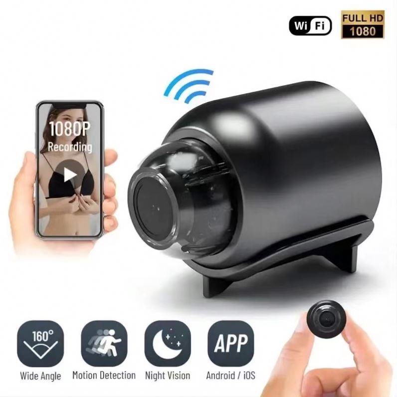 Built-in Battery HD 1080P Recording X5 mini camera APP Remote Monitoring mini camera wifi