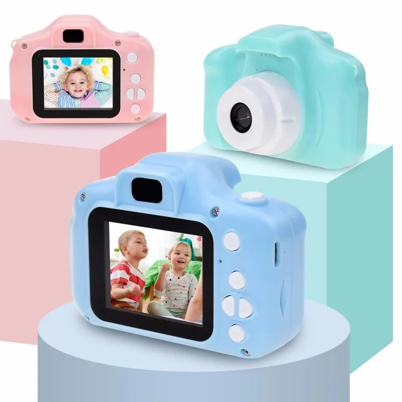X2 mini digital video camera children birthday gift mini 2 inch digital kids camera for boys with photo camera gifts toys