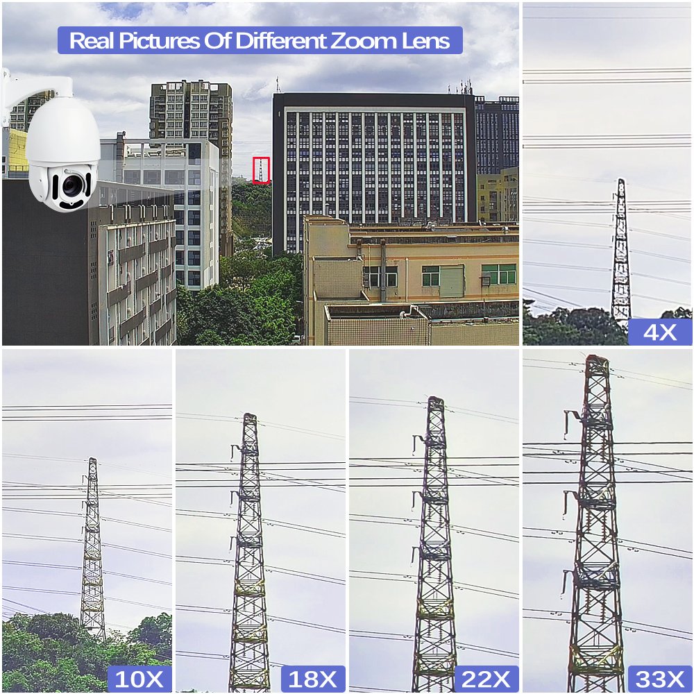 2024 Guard Viewer APP 60W Linkage Alarm PoE Surveillance Camera Outdoor IP Security Camera 4G Network CCTV Camera