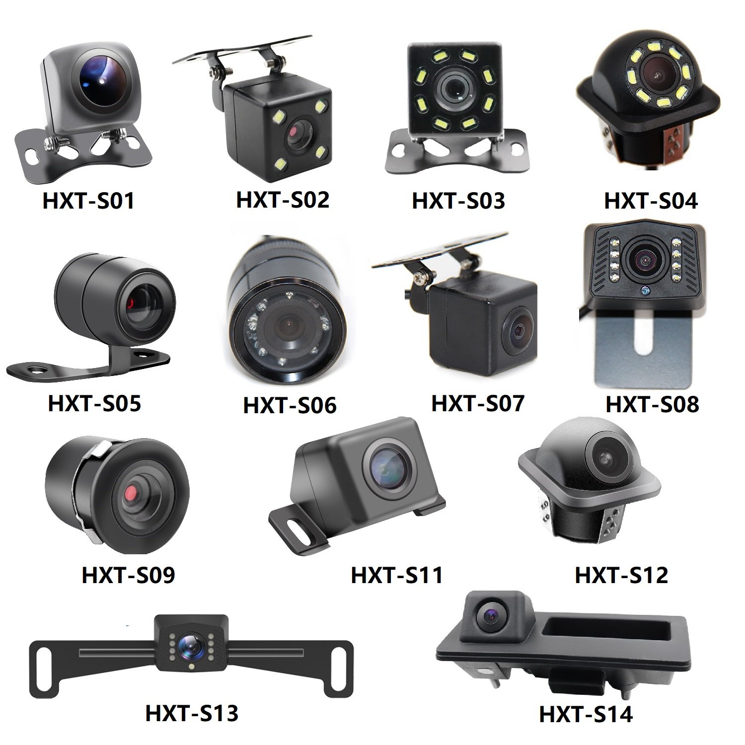 Factory OEM ODM Multi Variety Car Vehicle Reverse Rearview Wide View Rear Wireless and Wired Digital and Analog Backup Camera