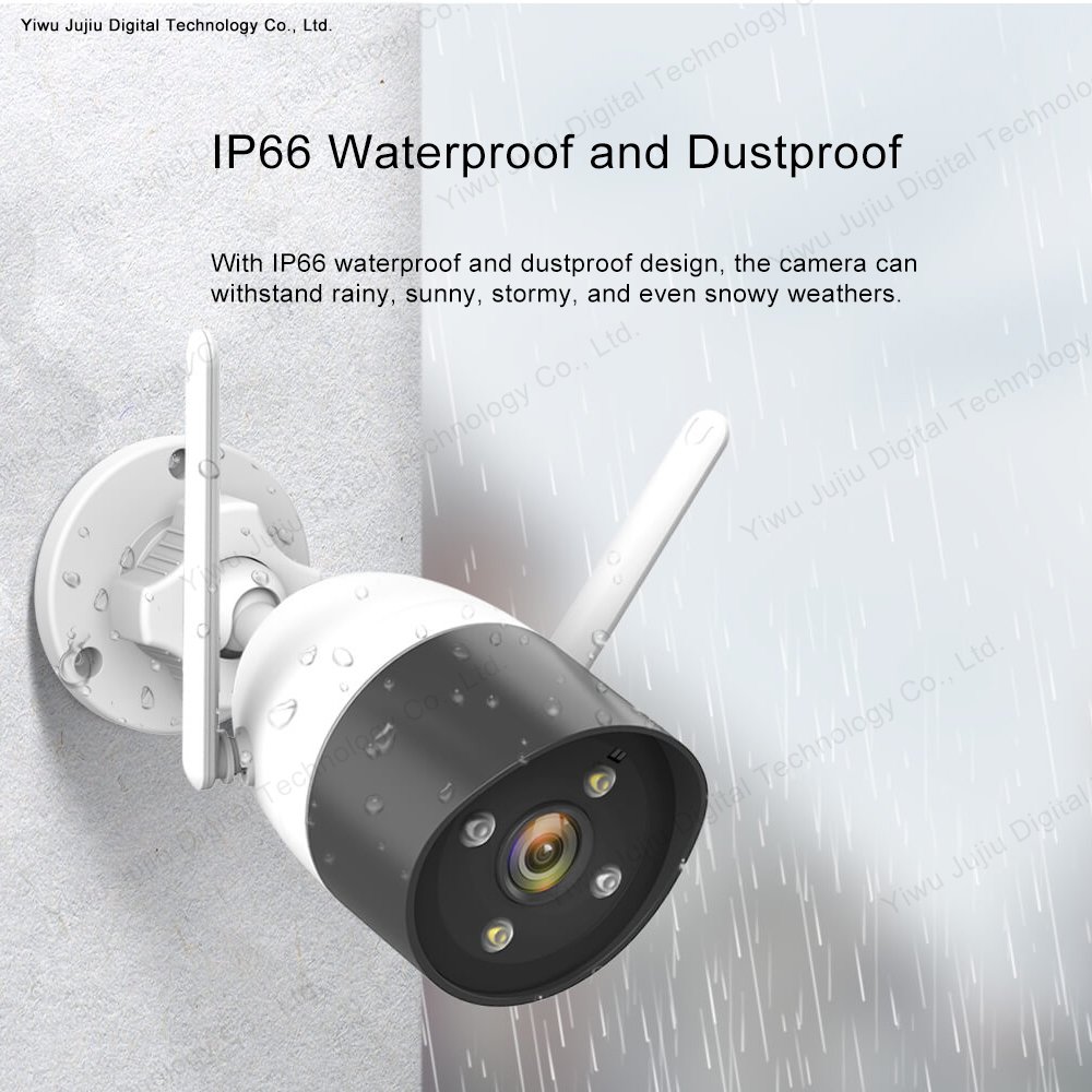 Tenda CT6 Outdoor Wi-Fi Camera 2K Night Vision Full-color Weatherproof Audio Recording Human Detection network CCTV camera