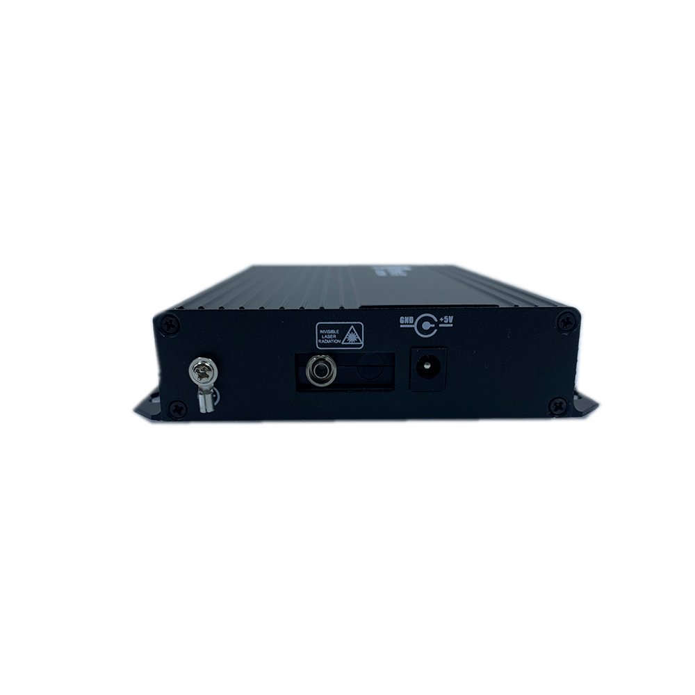 4 port analog CCTV video optical transmitter and receiver