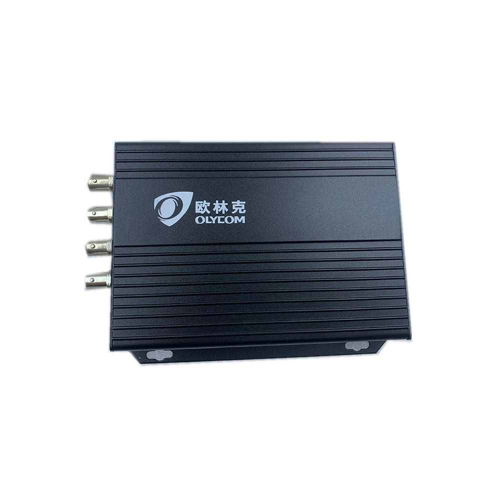 4 port analog CCTV video optical transmitter and receiver