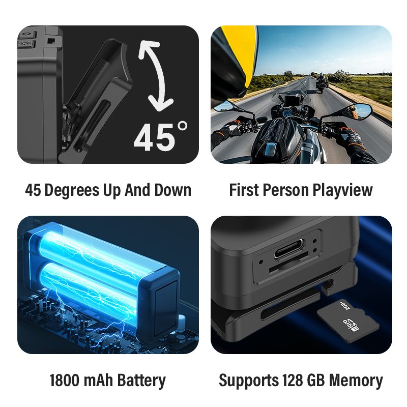 Head Mounted Camera 1080p HD Mobile Rechargeable Headlight Induction Light Recorder mini camera sport camera LED headlamp