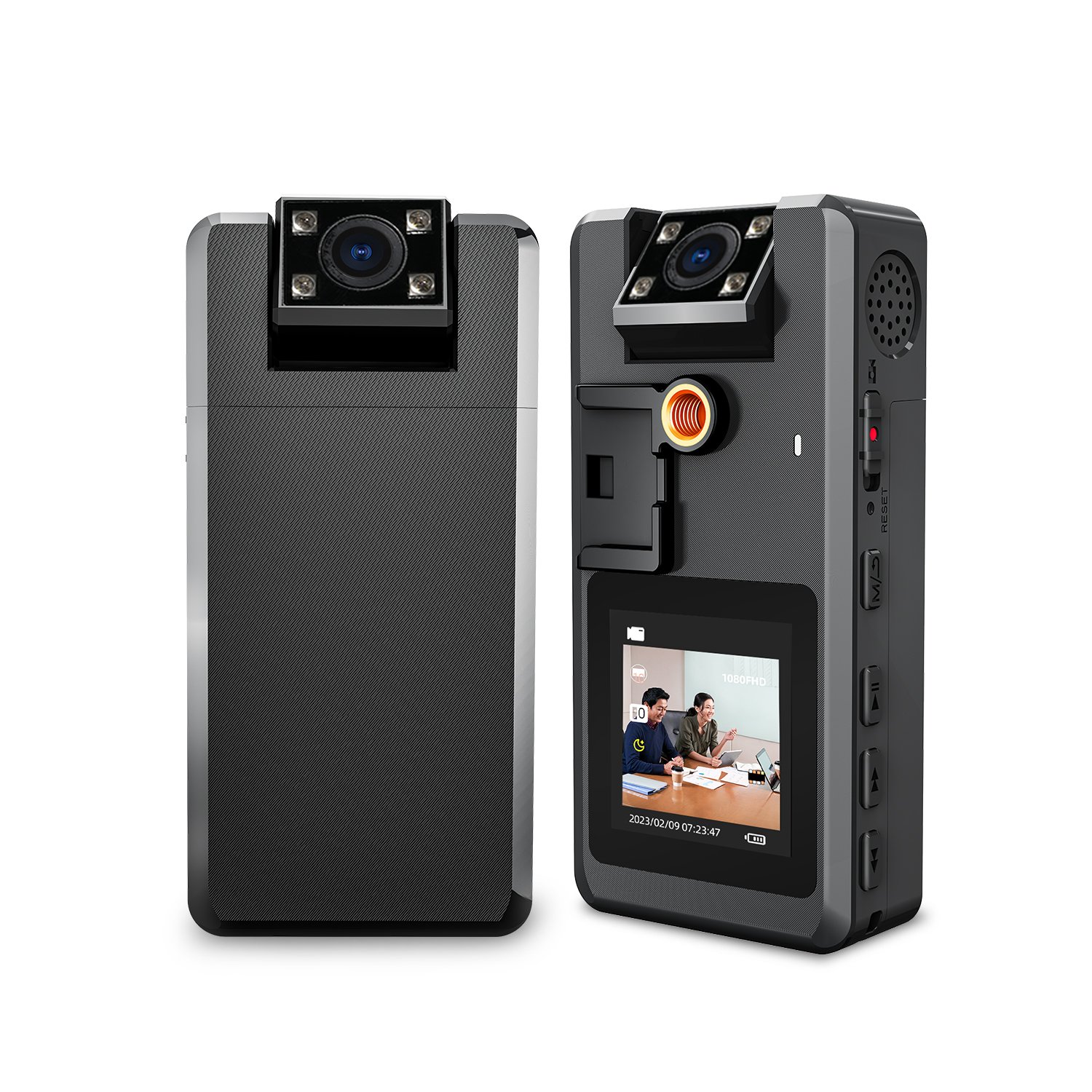 VandlionA53 1080P Mini Camera Night Vision Infrared Recording With 180 Rotating Camera Motion Detection With Replaceable Battery