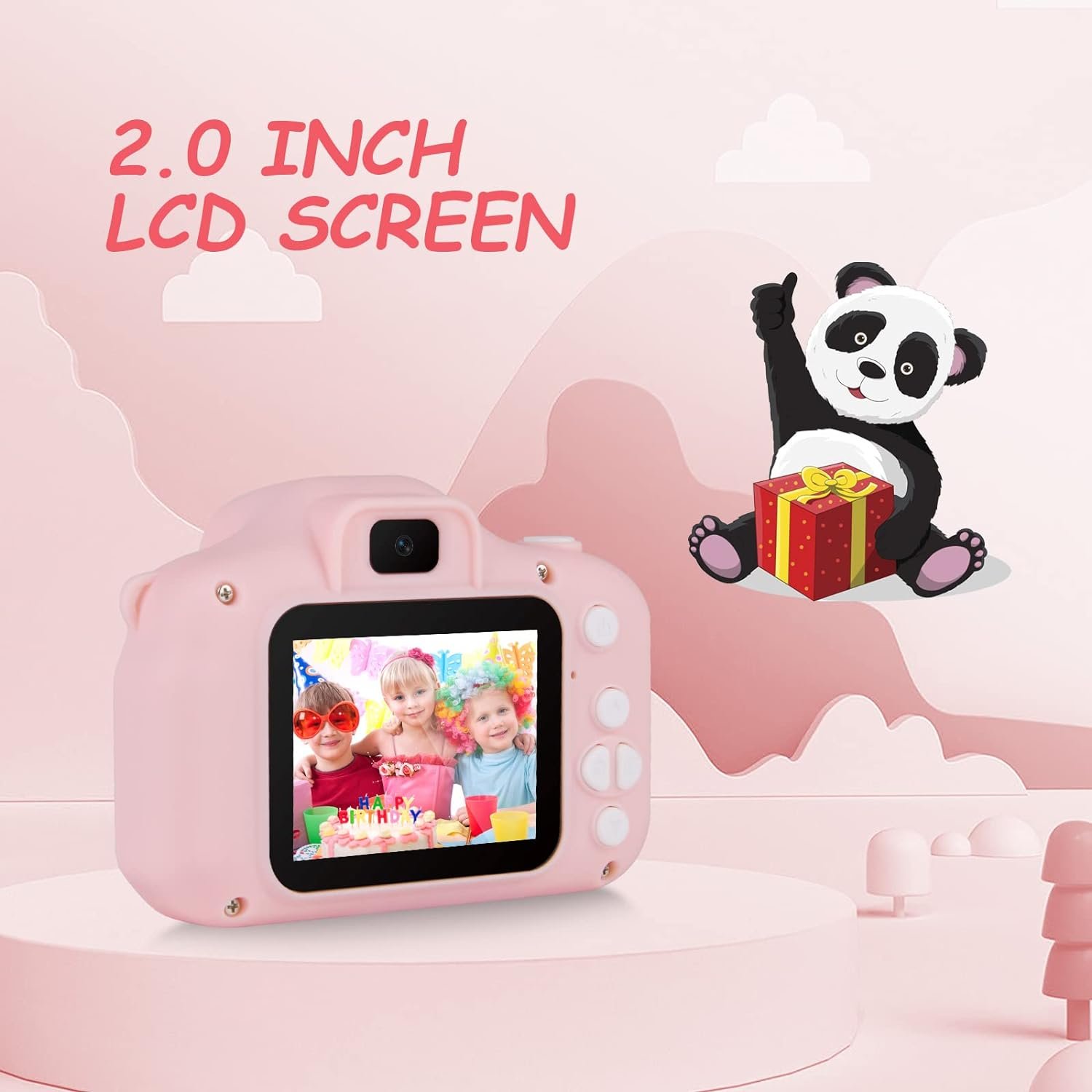 Children H3 kids camera mini Digital Take Photo Camera 2 Inch Rechargeable Toys Birthday Gift Mini Digital Kid Camera