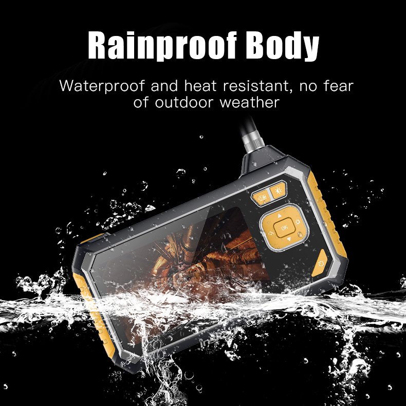 Inskam113B 5.5mm 5m Hard Cable Portable Waterproof Video Inspection Camera Borescope Endoscope Camera for Car Machine