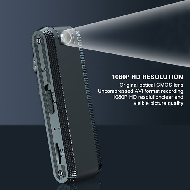 1080P HD Mini Camera Micro Body Camcorder Night Vision DV Video Voice Recorder With 180 Rotating len Wearable CCTV Camera