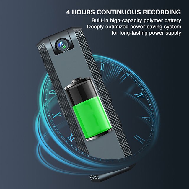 1080P HD Mini Camera Micro Body Camcorder Night Vision DV Video Voice Recorder With 180 Rotating len Wearable CCTV Camera