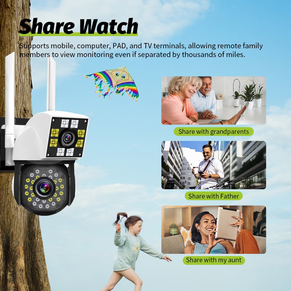 Factory direct sell US & EU IN STOCK HD 4MP WIFI/4G IP PTZ network camera