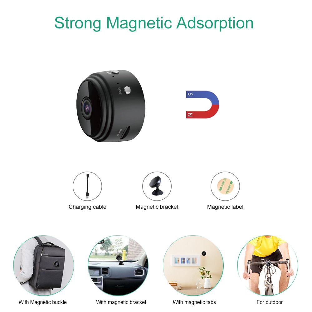 Best Selling Portable A9 CCTV Camera 1080p Full HD Resolution WiFi Mini Camera For Smart Home Security Micro Camcorder
