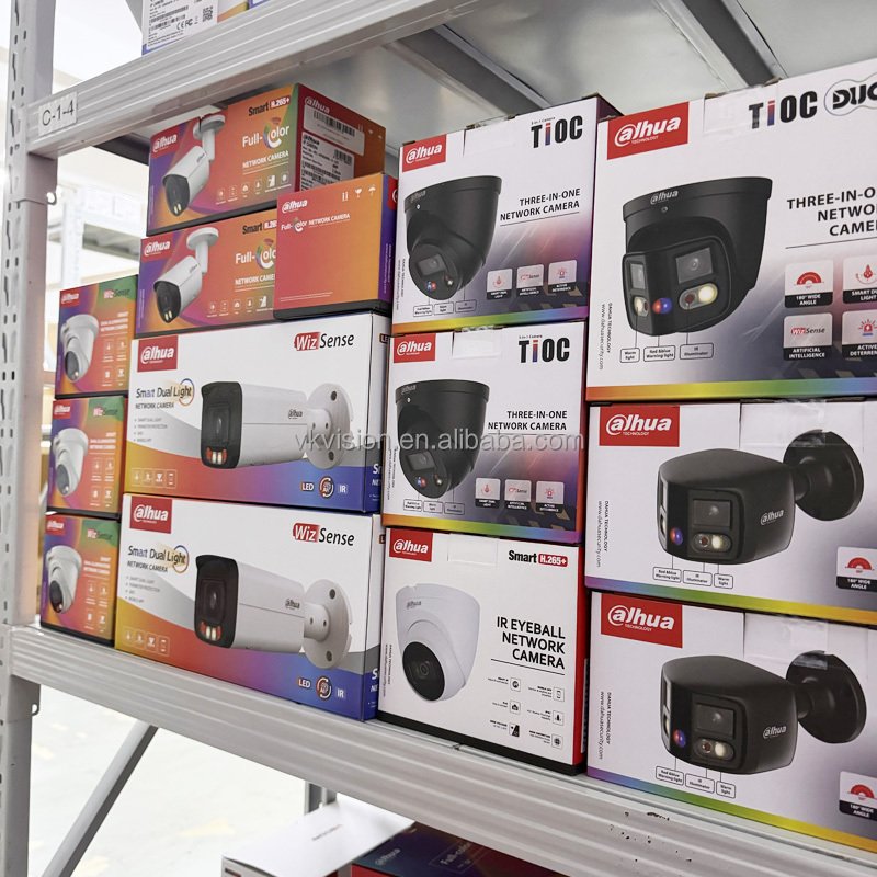Original Dahua 4mp 8MP IR Vari focal IP67 Face Detection IVS Eyeball WizMind Network Camera IPC-HDW5842T-ZE IPC-HDW5442T-ZE-S2
