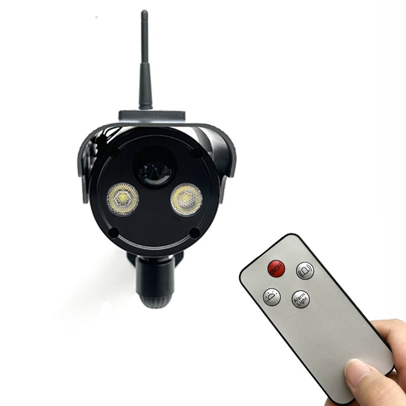 Solar Power Remote Controller Emulational Security CCTV Outdoor Light Surveillance Analog Dummy Camera Waterproof Fake Camera