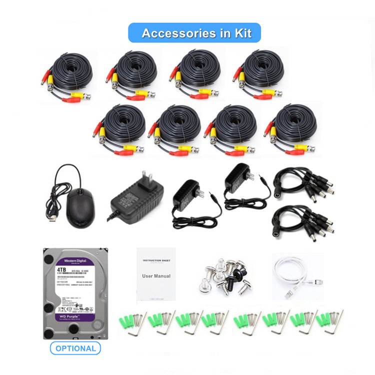 Promotional Price 4CH 8CH 2MP 5MP home Security AHD CCTV Camera System