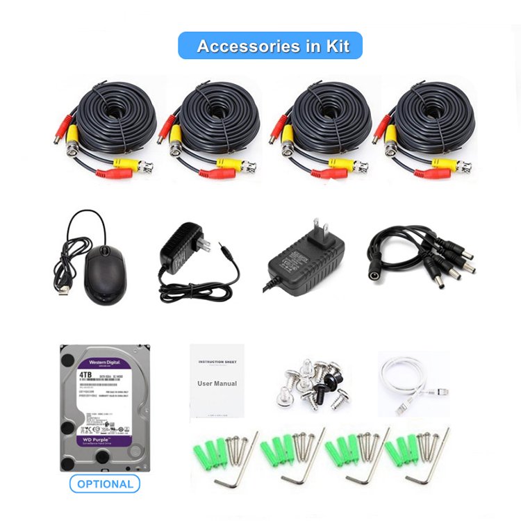 Promotional Price 4CH 8CH 2MP 5MP home Security AHD CCTV Camera System