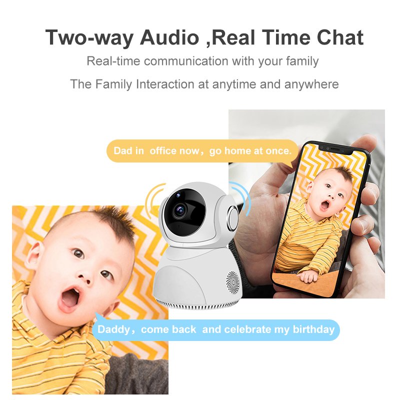 V380 Pro 3.0MP Wireless Digital P2P Smart Home Robot H.265 IR Security IP Wifi Mini Camera