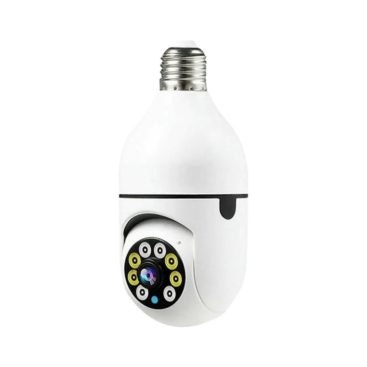 Tuya smart 3MP resolutions CCTV wireless IP bulb camera wifi PTZ 1500P camera Webcam bulb house camera