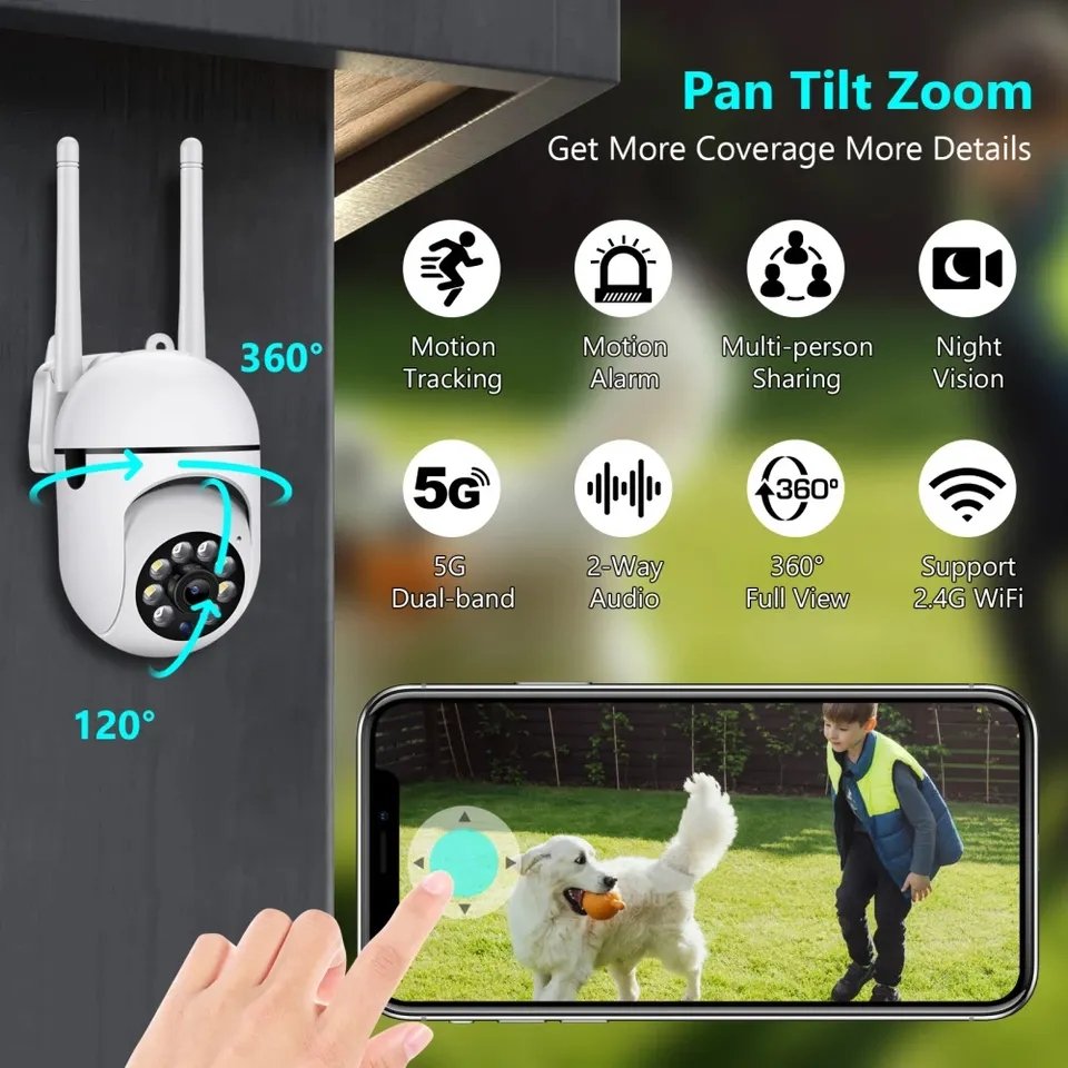 Outdoor WiFi Camera 360 Degree Real-Time Surveillance Security Camera IR IP CCTV Camera Wireless