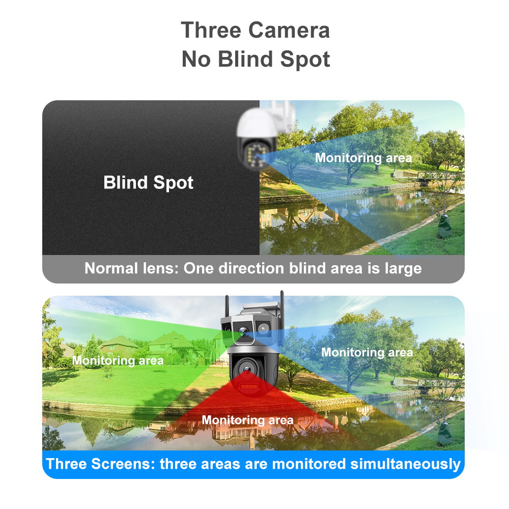 Network Security Camera Outdoor Full Color HIK IP 8K 4MP 8MP Gun Ball Machine WIFI Solar CCTV Low Power PTZ IP Security Camera