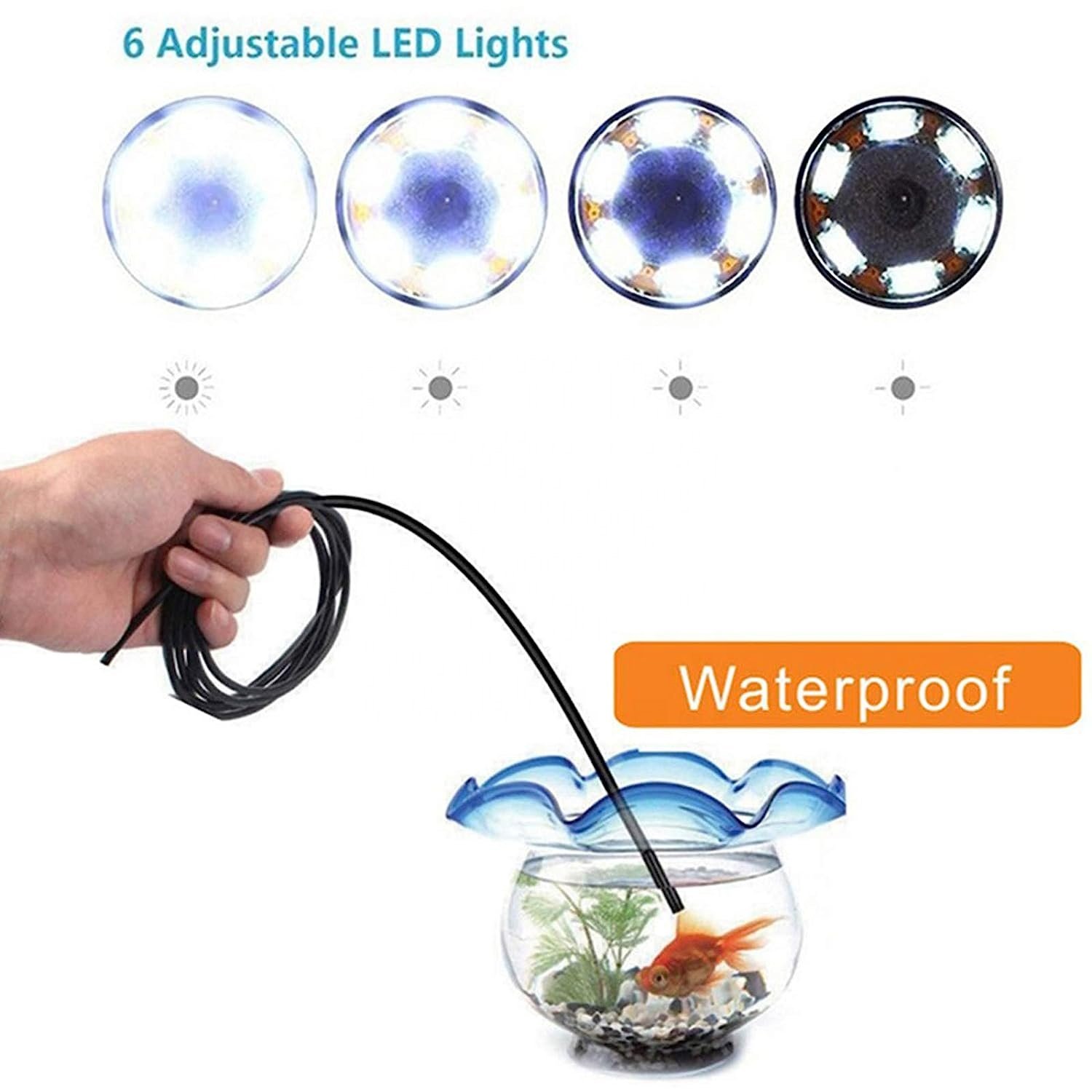 3 in 1 F160 USB Borescope Camera 8mm 720P Wifi Endoscope Camera 30fps Portable ent Endoscope Camera