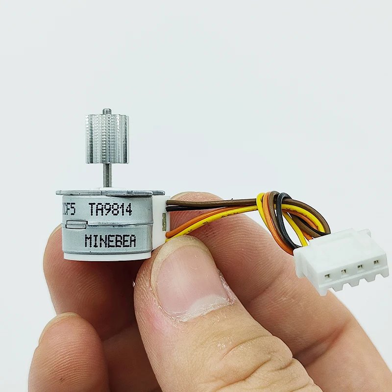 Minebea PM15S Mini Stepper Motor 2 Phase 4 Wire Micro Stepping Motor 12 teeth Aluminum Gear DIY Camera