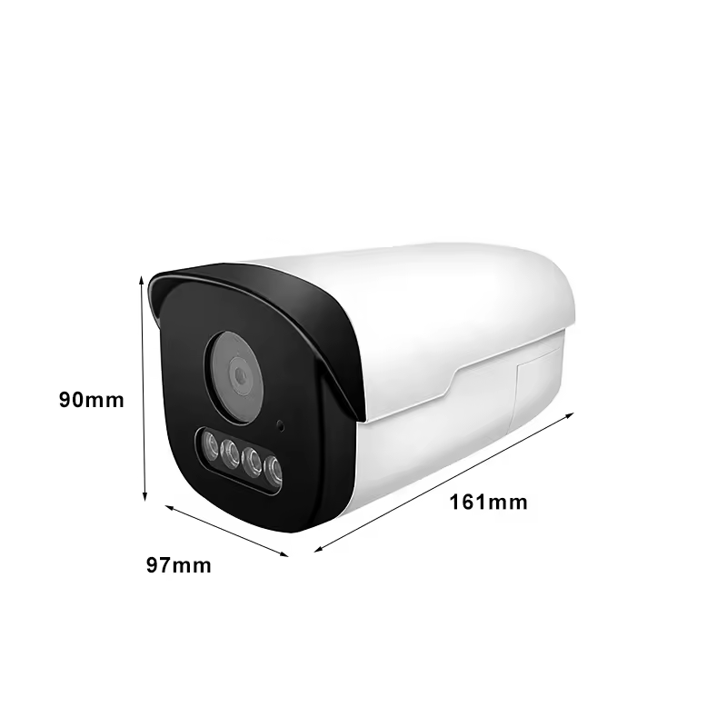 Outdoor Full Color Night Vision 4MP 5MP IP Bullet Network Camera CCTV Ip66 Security Camera HD POE Color Bullet Security Camera
