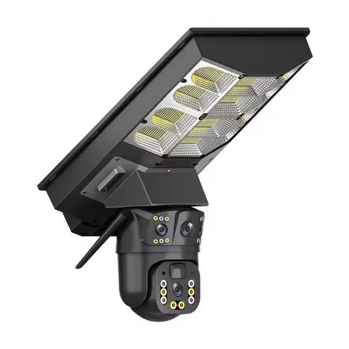 10X ZOOM 3 VIDEOS V380 PRO 12 MP street lamp 4g SIM solar panel BATTERY camera IP66 Waterproof security CCTV solar camera