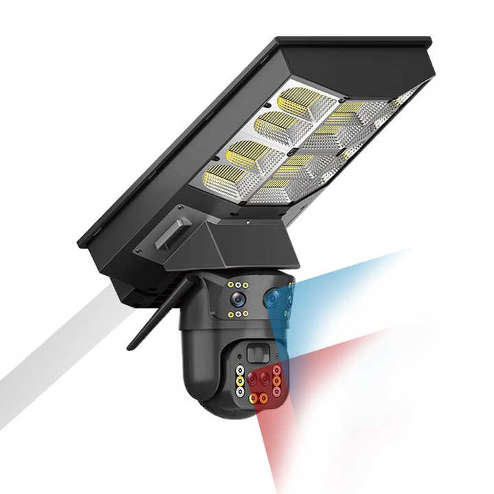 10X ZOOM 3 VIDEOS V380 PRO 12 MP street lamp 4g SIM solar panel BATTERY camera IP66 Waterproof security CCTV solar camera
