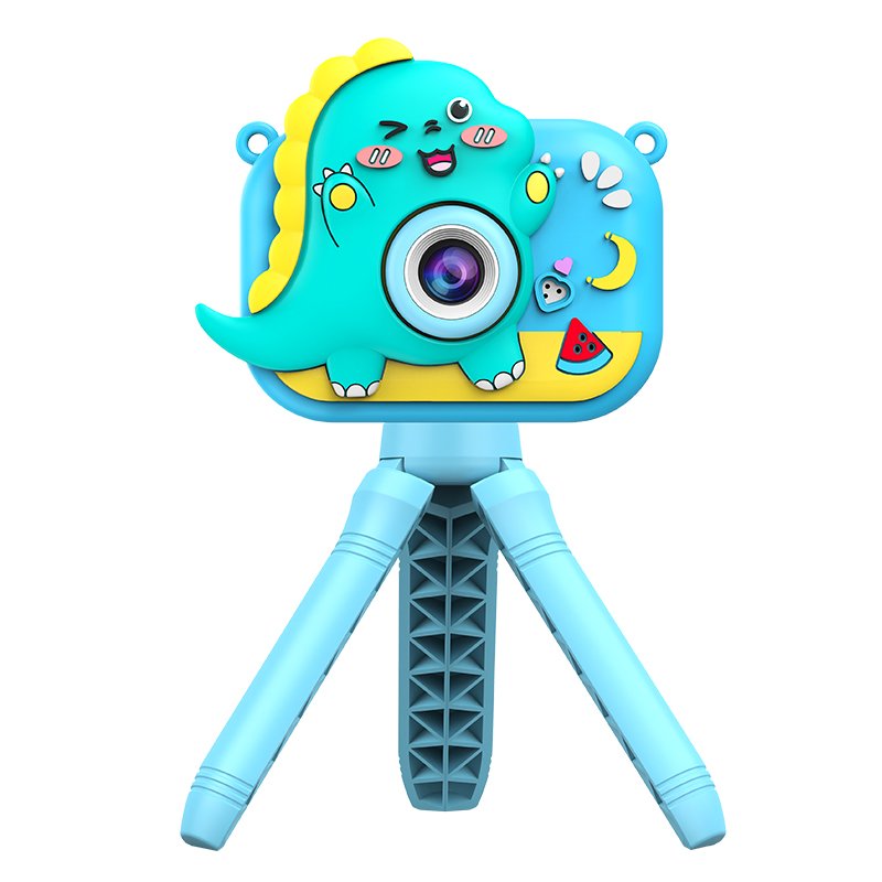 Mini Digital Camera 2.0inch HD Dual Lens Painting Cameras Bracket Children Video Recorder Games MP3 Toys Gift Y6 Kid Camera