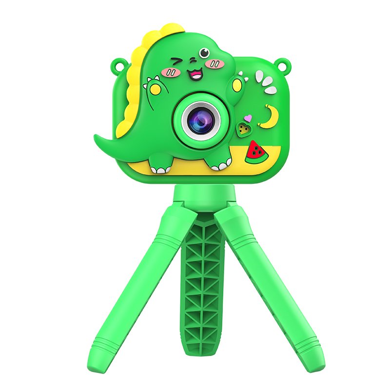 Mini Digital Camera 2.0inch HD Dual Lens Painting Cameras Bracket Children Video Recorder Games MP3 Toys Gift Y6 Kid Camera