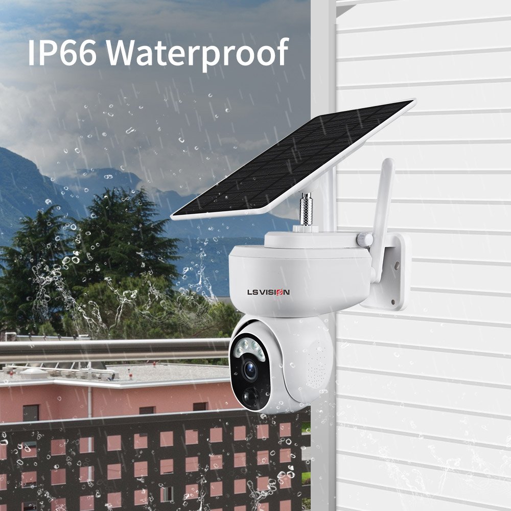 HD Wireless WIFI 4G Sim Card Solar Panel Power Outdoor CCTV Camera Smart Home Security Low Power Motion Detection Battery Camera