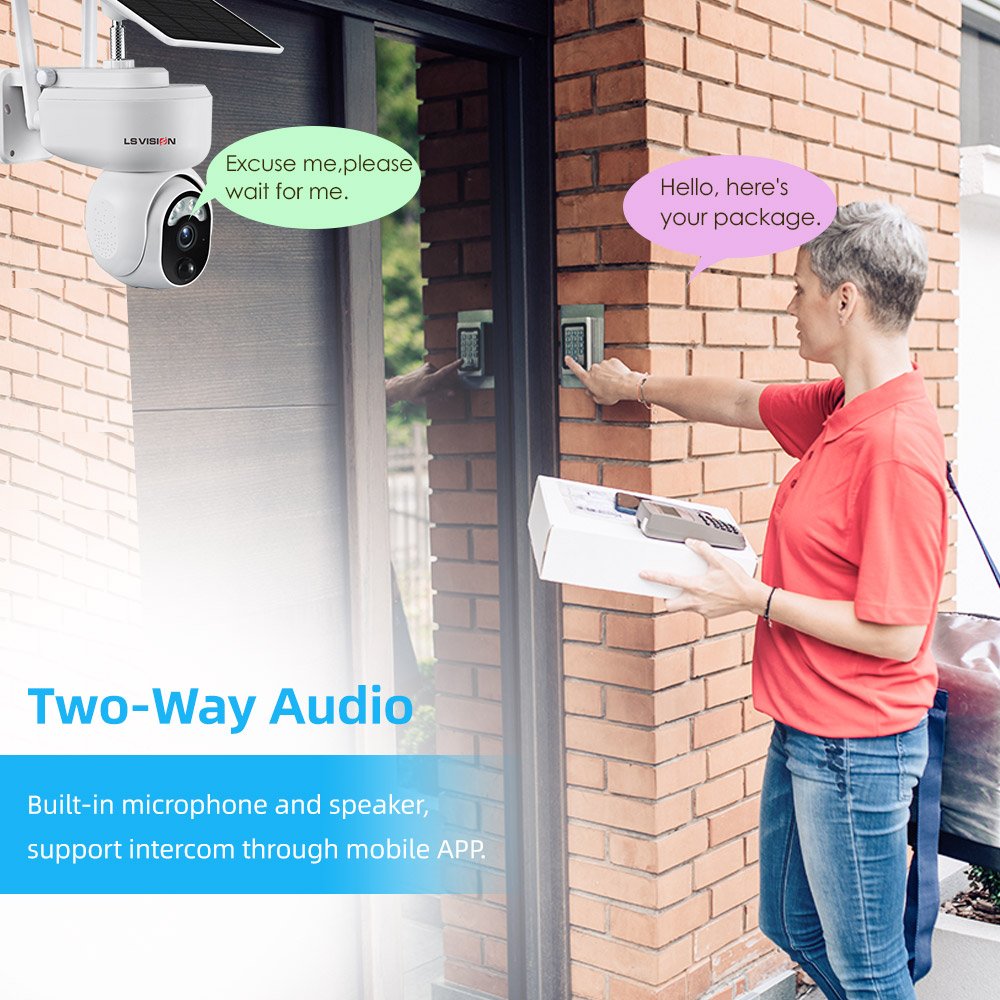 HD Wireless WIFI 4G Sim Card Solar Panel Power Outdoor CCTV Camera Smart Home Security Low Power Motion Detection Battery Camera