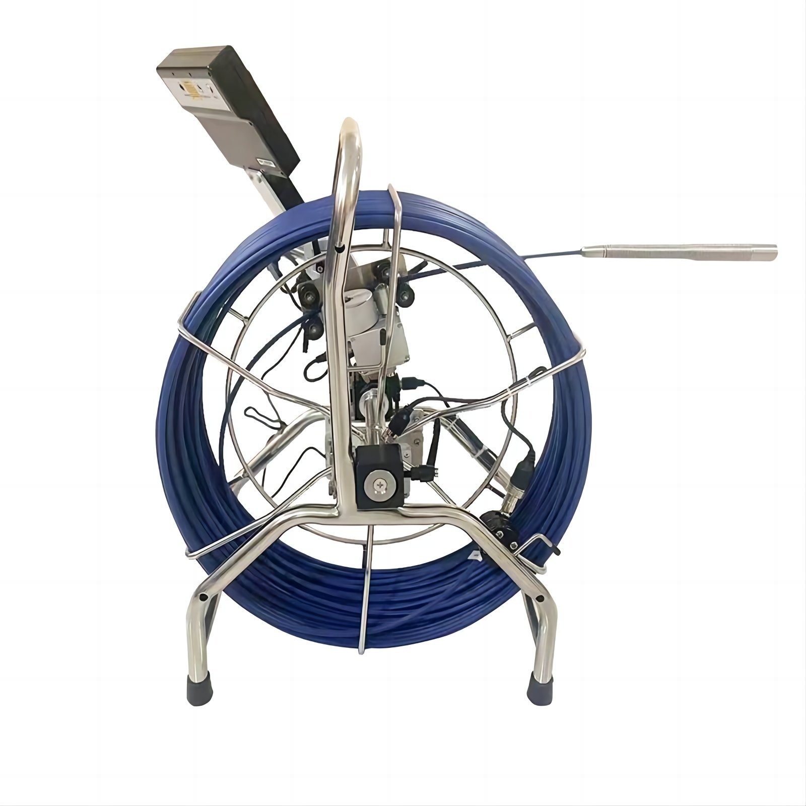 Amjet 7-inch monitor DVR drainage pipeline closed-circuit television camera system to view pipeline dredging images