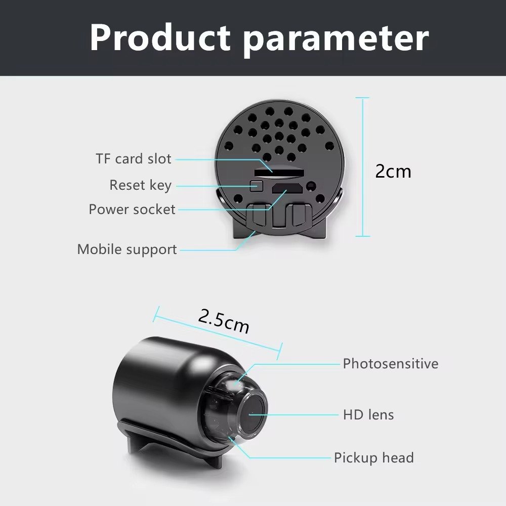 HD 1080P 720P Smart Network Camera Mobile APP Directly Connected To The MINI Small Camera