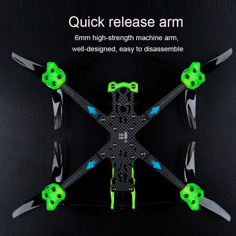 iFlight Nazgul new upgrade Evoque F5X 6S HD FPV Drone BNF BLITZ e55 esc vista camera and vtx with m8q-5883-GPS uav accessories
