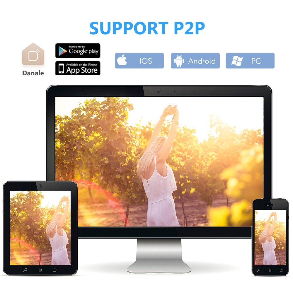 HD 4K IP POE PTZ IP Camera AI Humanoid Auto Tracking 8MP Two Way Audio SD Card Slot CCTV Security