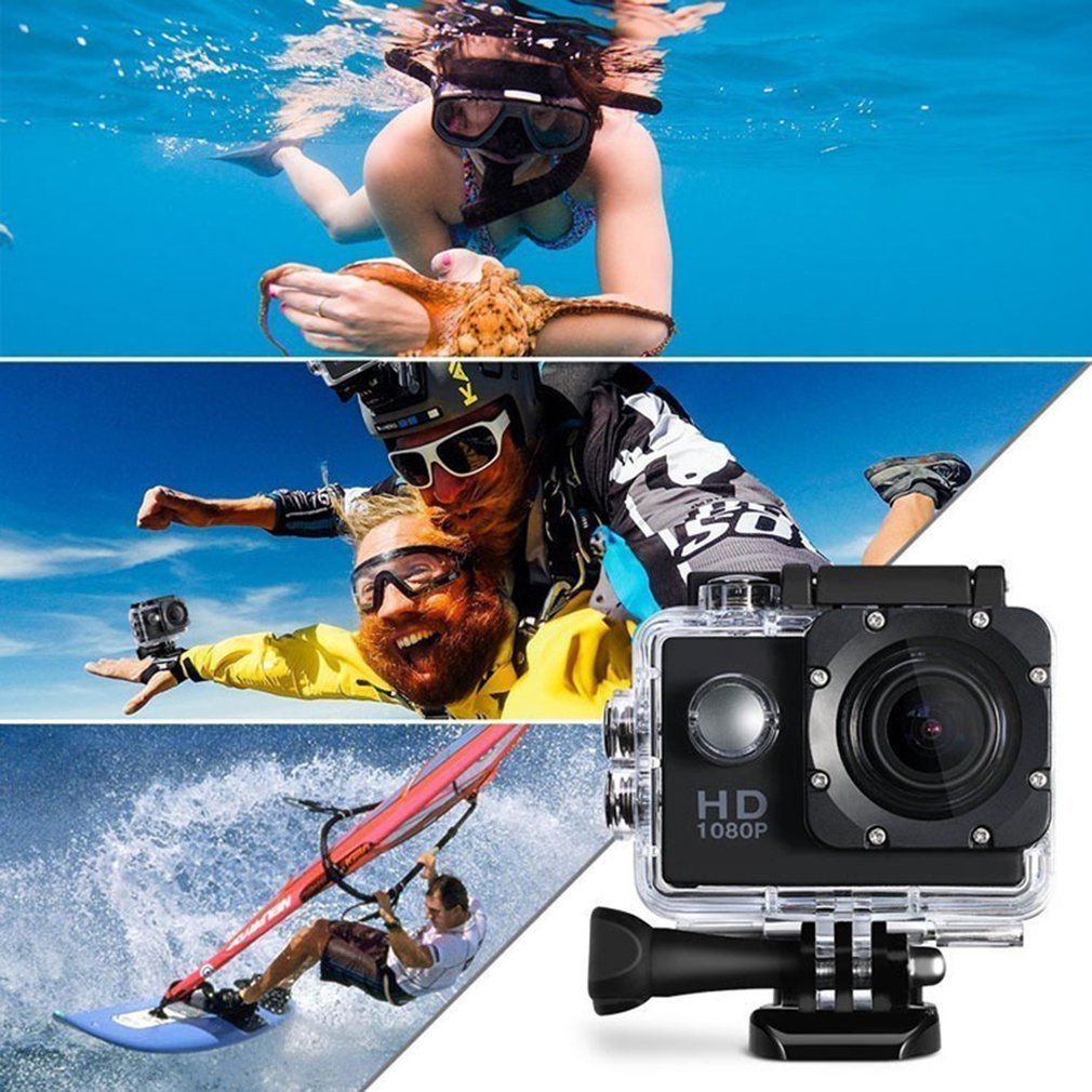 Cheap Digital Dvr 4k Profissional Recorder Pro Camcorder 2 Inch Waterproof 30m HD 1080P 480P Action Sport Camera