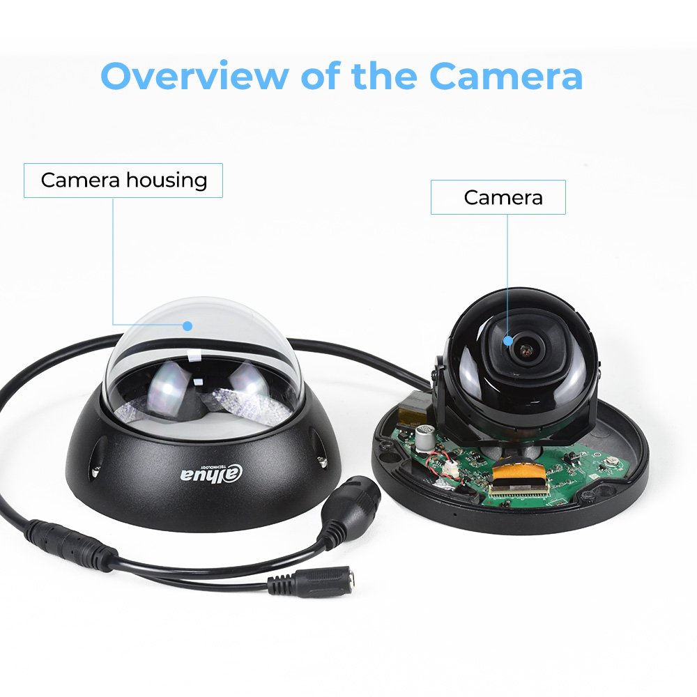 Oem Dahua 4mp 5mp 8mp 4K Full Color Dome Turret Bullet PoE IP Cctv Kit Wireless Security CCTV Network Camera