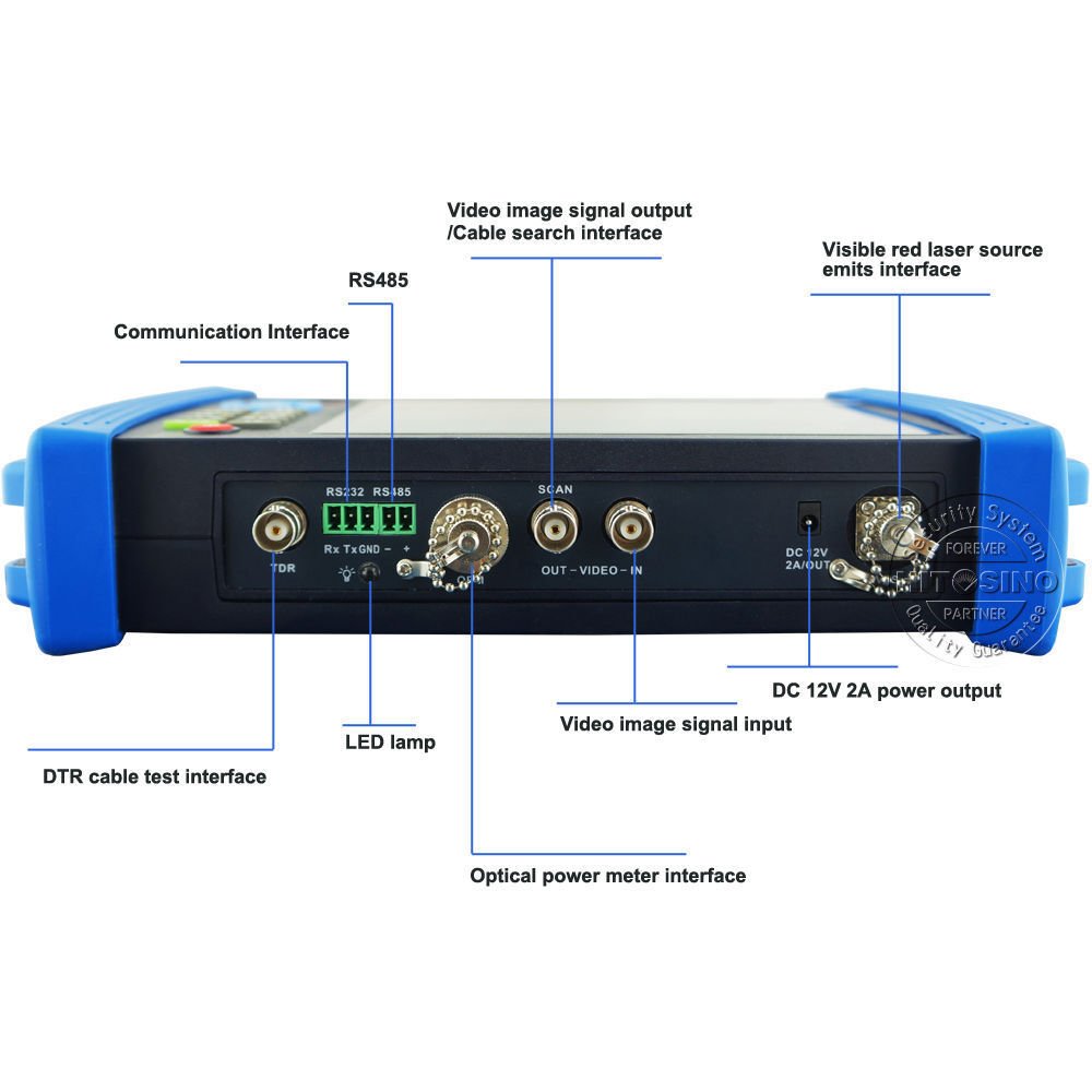 8600 Series IPC Tester CCTV Tester Coaxial IP Analog PTZ Camera Test Monitor