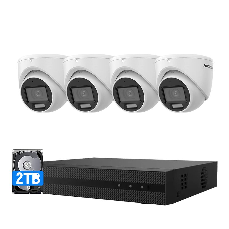HIK Original 8CH 5MP DVR Kit Security Camera Set Night Vision Video The Best Cctv AI camera security Camera System