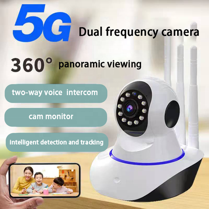 Wifi Full Color High Definition Intelligent Home Monitoring Camera with Night Vision Wireless Remote Monitoring