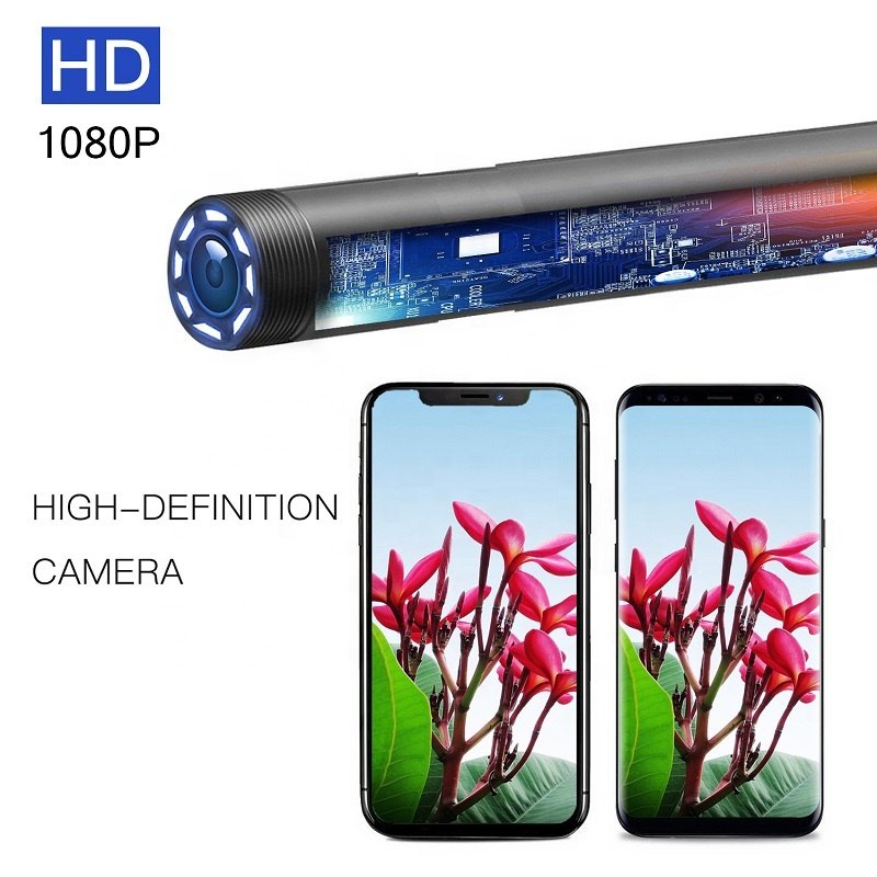 Portable Endoscopic Camera HD 1080P Wifi Borescope Inspection Camera Joystick 8mm Lens ip68 Explosion Proof Borescope Camera