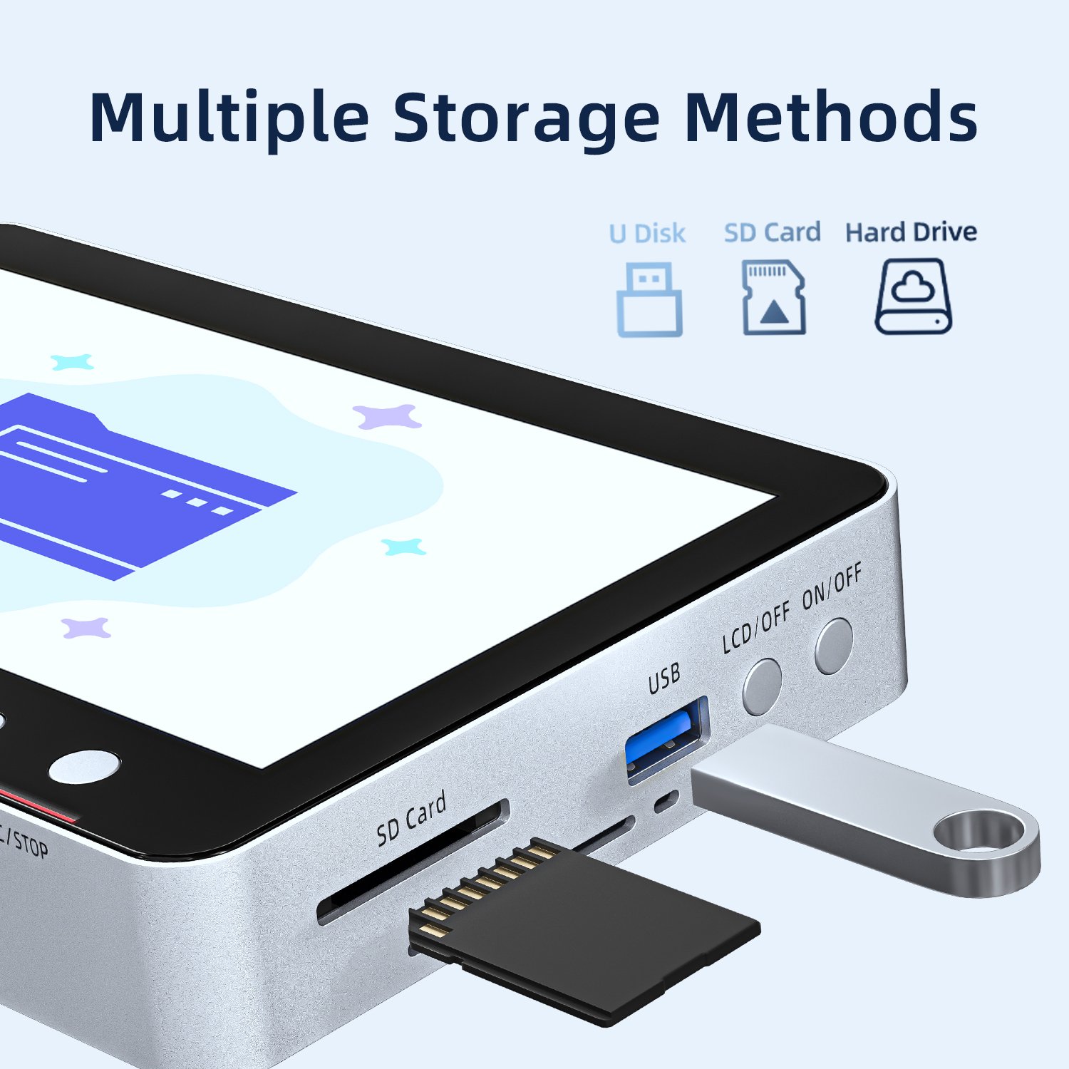 UR550 StandAlone Endoscope Switchable Video Recorder SDI VGA DVI HDMI YPbPr RCA Camera 4K Capture Box Recorder