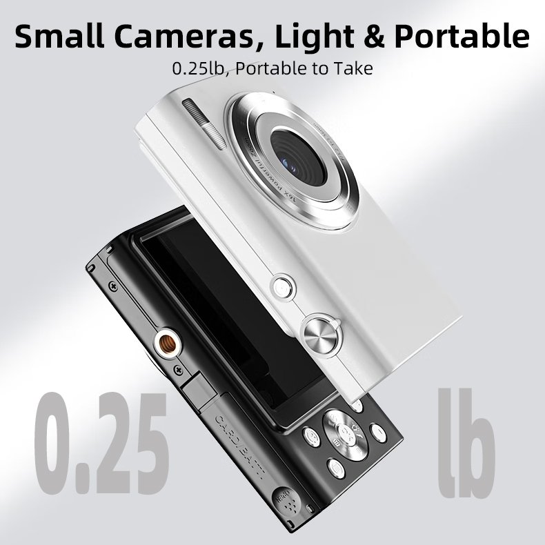 48MP Portable Mini Pocket Appareils 4k Action Camera Rechargeable Battery Pack Sports Camera Kid Digital Camera Mark 4k