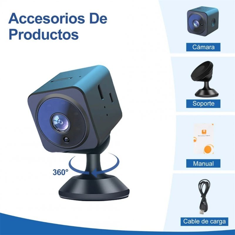 Smart Tracking Night HD Small Body Security Wireless Camera Two-way intercom WiFi Mini Camera