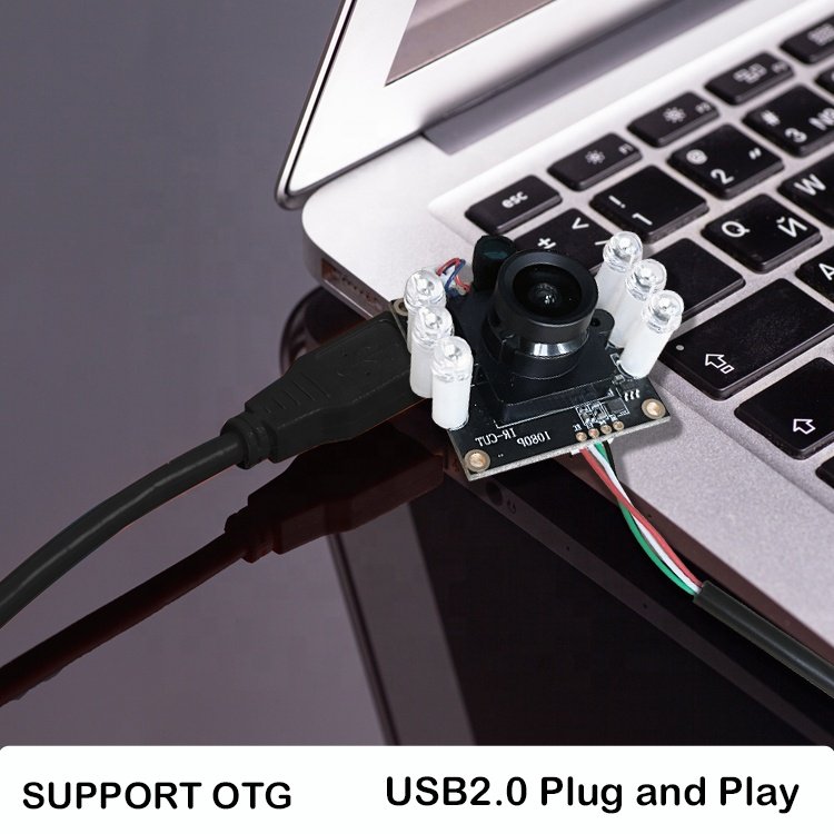 OEM HD 1080p 30fps IR-CUT night vision recorder OV2735 2MP infrared light USB mini camera module with microphone