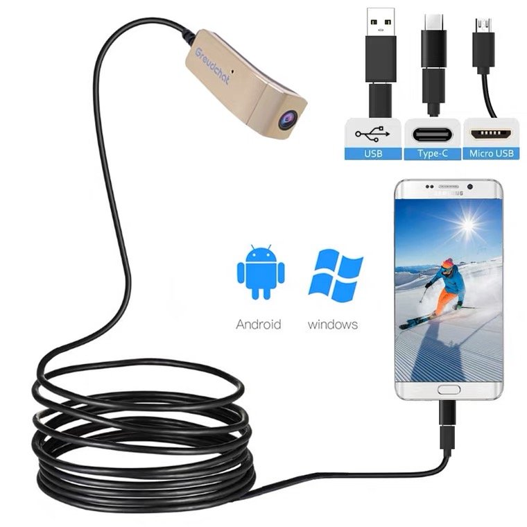 1080P Smart Camera for Glasses Leg JP1DV1 USB Live Mini Camera Built-in Sound-Absorbing Noise-reducing Microphone Digital Camera