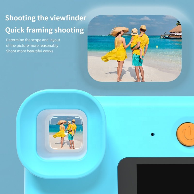 Multi-function reusable mini instant camera photo printing 1080p hd digital child toy print camera kids with games