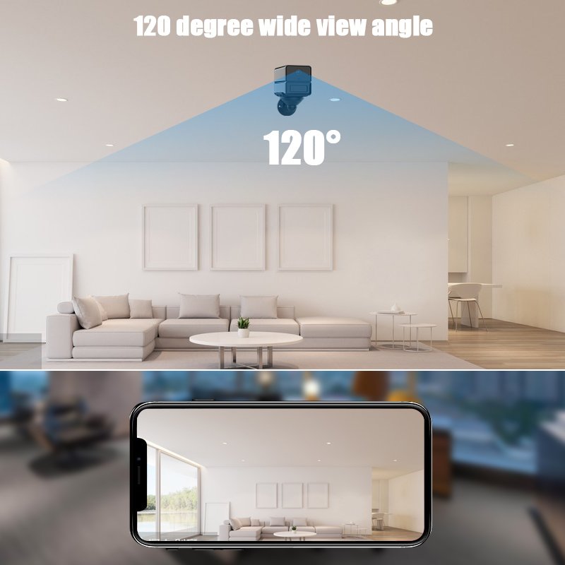 Super Mini Camera Wifi 1080P Camera For Security AI Motion Alarm Audio Video TF Card Recording Small Size Camera